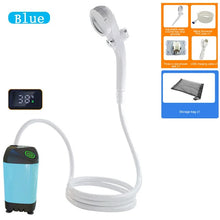 Outdoor Camping Portable Electric Shower Pump with Digital Display IPX7 Waterproof for Camping Travel Beach Pet Watering