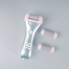 Electric Pedicure Foot File USB Rechargeable Power Display 3pcs Grinding Exfoliator Replacement Heads For Heel Callus Remover